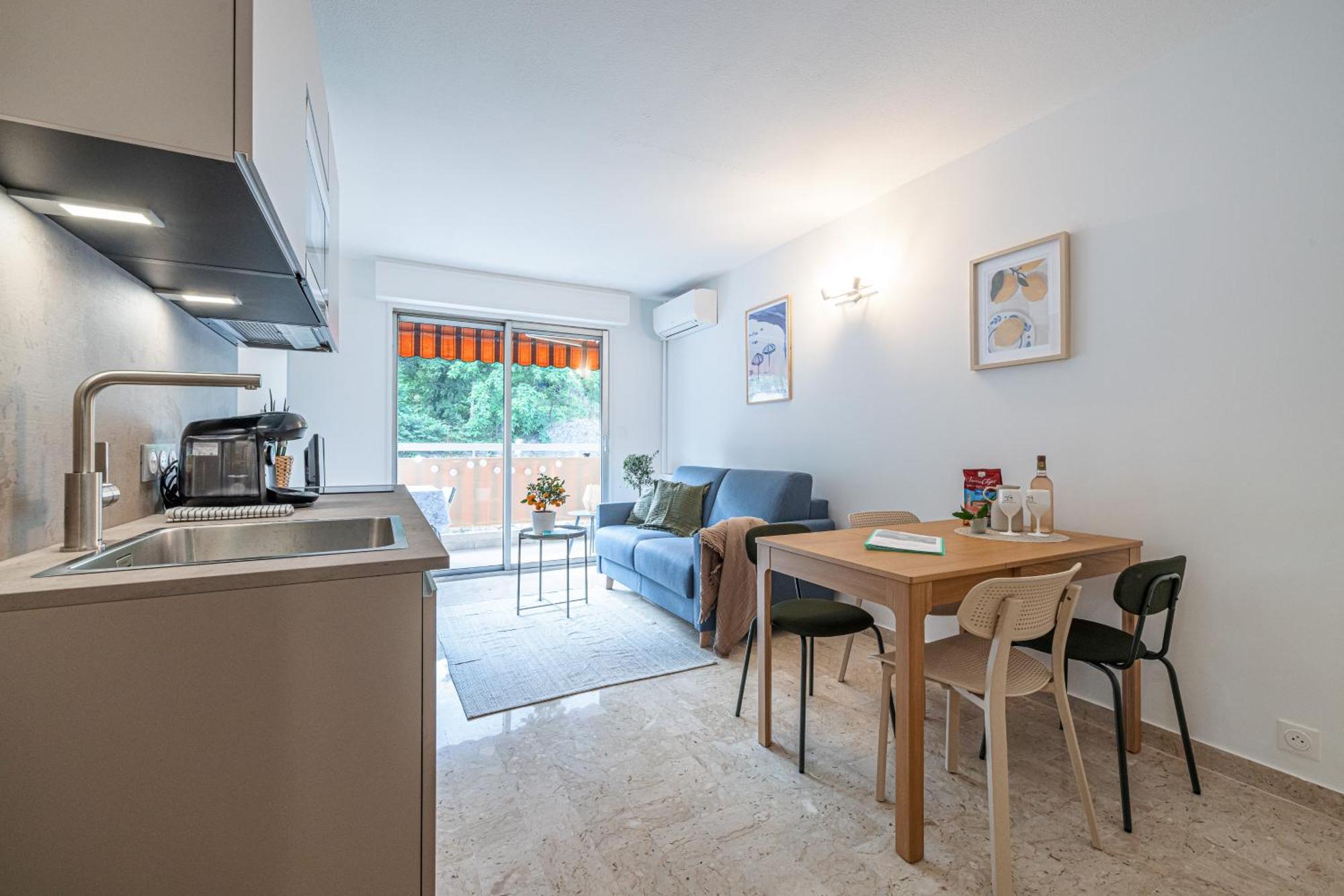 Appartement 2P Renove Avec Terrasse Au Port De Nice Extérieur photo